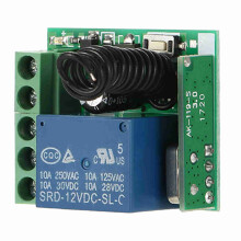 DC 12V Remote Control Switch 3 Modes Wireless 100m for Electric Doors & Lights