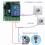 DC 12V Remote Control Switch 3 Modes Wireless 100m for Electric Doors & Lights 12