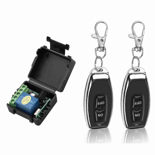 DC 12V Remote Control Switch 3 Modes Wireless 100m for Electric Doors & Lights 2