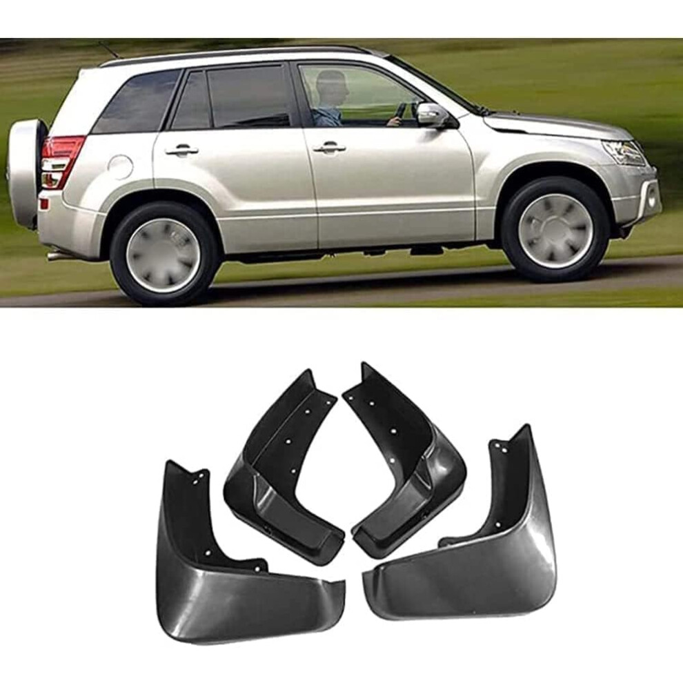 For Suzuki Vitara 2005-2015 Car Fender Mudflap, Mudguard Set Specific, Splashproof Waterproof Protects Front Rear Mud Fender 9323874989747