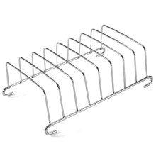 Toast Rack 2Pcs Toast Bread Rack Holder Non-Stick Loaf Stand Rectangle Air Fryer Accessories Stainless Steel Baking Cookie Tool Silver