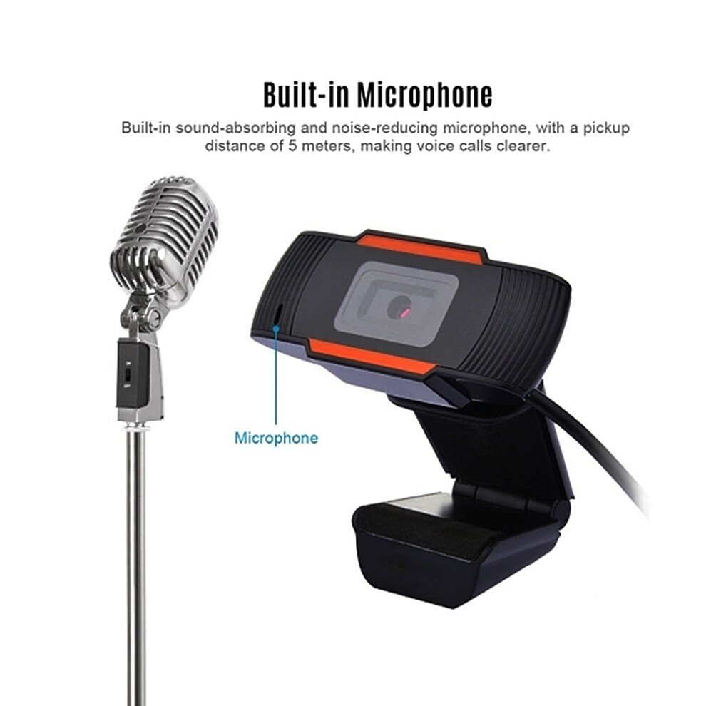 1080P 2Mp Wide-Angle Usb Webcam 30Fps Auto Focus Noise Cancel Mic 4621361924154