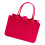 Trendige Filztasche, modisches Accessoire,-Hot Pink 1