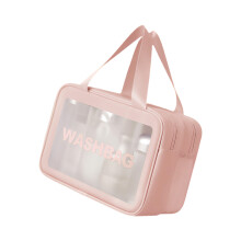 Hand-Make-up-Tasche, große Kapazität, Kulturbeutel,-Pink M