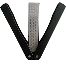 Antislip ABS-handvat, snel slijpbare slijpsteen, draagbaar voor buitenactiviteiten en keukengereedschap, titanium gecoat oppervlak voor duurzaamheid