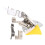 Double Folder Lockstitch Sewing Machine Binder Accessory 28mm 2