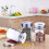 Gourmet Essentials, Γυάλινες Αλατιέρες και Πιπεριέρες, Αεροστεγείς για Διατήρηση 5