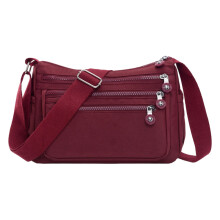 Umhängetaschen für Damen, mehrere Taschen, Umhängetasche,-Rot