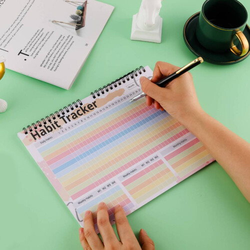 Gewohnheiten-Tracker-Kalender, tägliche Ziele und-Stil 2 1