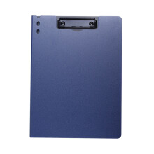 Umklappbares Klemmbrett mit Metallclip,-Marineblau vertikal