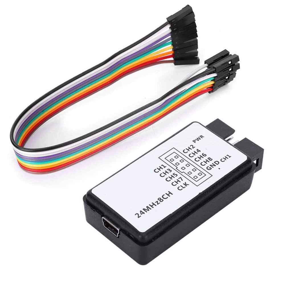 8-Channel Usb Logic Analyzer Real-Time Data 24M Samples Per Sec 7901361928459