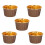 Θήκες για cupcakes, πολλαπλές χρήσεις από αλουμινόχαρτο για baby showers γάμου, 6