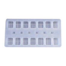 Múnla Ceardaíochta DIY do Dhíograiseoirí Mahjong, Múnla In-athúsáidte le 35 Chuas le haghaidh Réitigh Eapocsa agus Silicone, Múnla Roisín