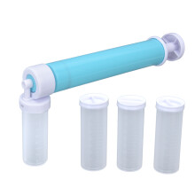 Manuelles Airbrush-Dekorationsset für Kuchen, DIY-Backzubehör, Airbrush-Set mit transparentem Behälter und auslaufsicherem Design für Zuhause und