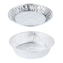 Teglie in alluminio di alta qualità, compatibili con la friggitrice ad aria, teglie da forno usa e getta, versatili per cucinare pizze e torte.
