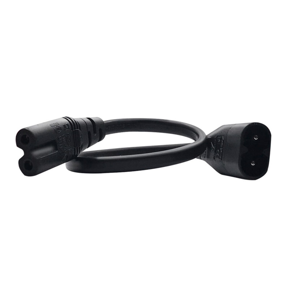 33Cm Iec320-C7 To C8 Connector Adapter Cord Male Plug To Female Socket Converter Wire Line For Printer Scanner 9067246751005