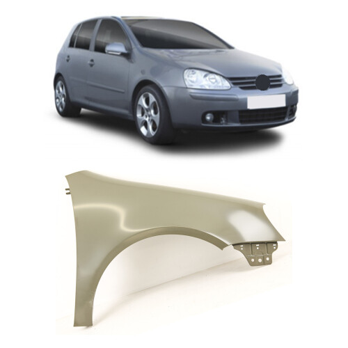 VW Golf Mk5 2004-2008 Front Wing Primed Driver Side 1