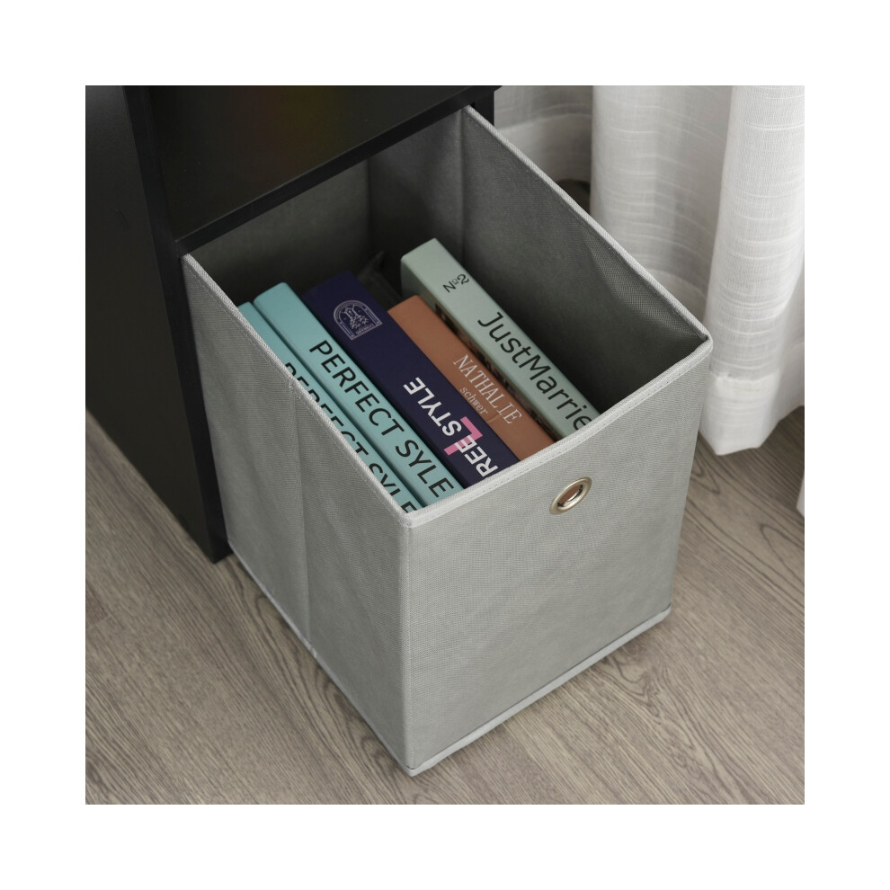 Black Computer Desk with Sliding Keyboard Tray Storage Drawer and Shelves Sturdy Home Office Workstation Space-Saving Design-image-OPC-PMZNSRW-NEW