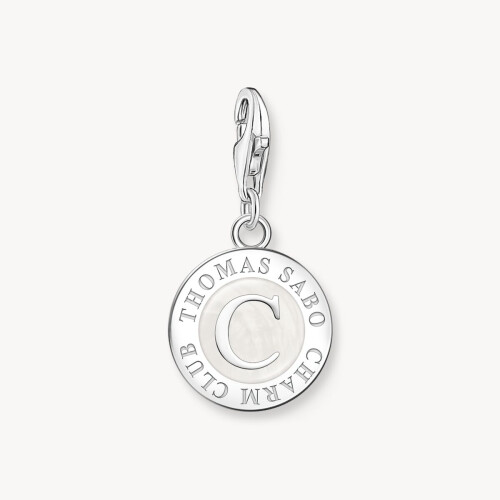 Thomas Sabo THOMAS SABO Charm White Enamel Charmista Coin