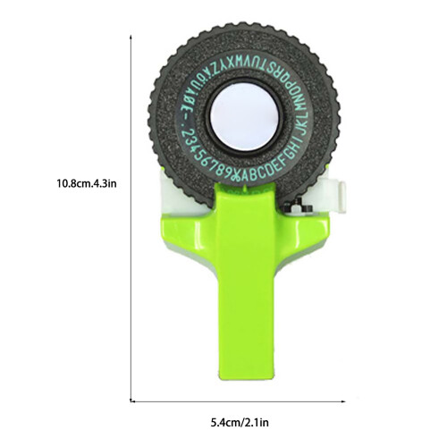Mini Portable Manual Label Maker with 9mm PVC Tape - Multiple Colors 1
