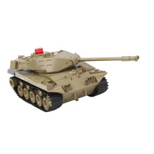 RC Tank 1/30 Green 20.9cm Remote Control Toy for Kids