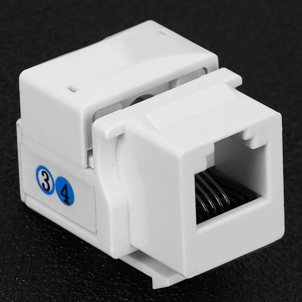 Network Wiring Accessory: 5Pcs Rj11 Cat 3 Voice Module Dust Cover 9421361940810