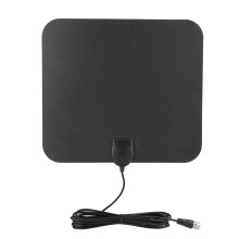 TY28D Indoor HDTV-Antenne 3m Kabel 25dBi Signalverstärker Schwarz