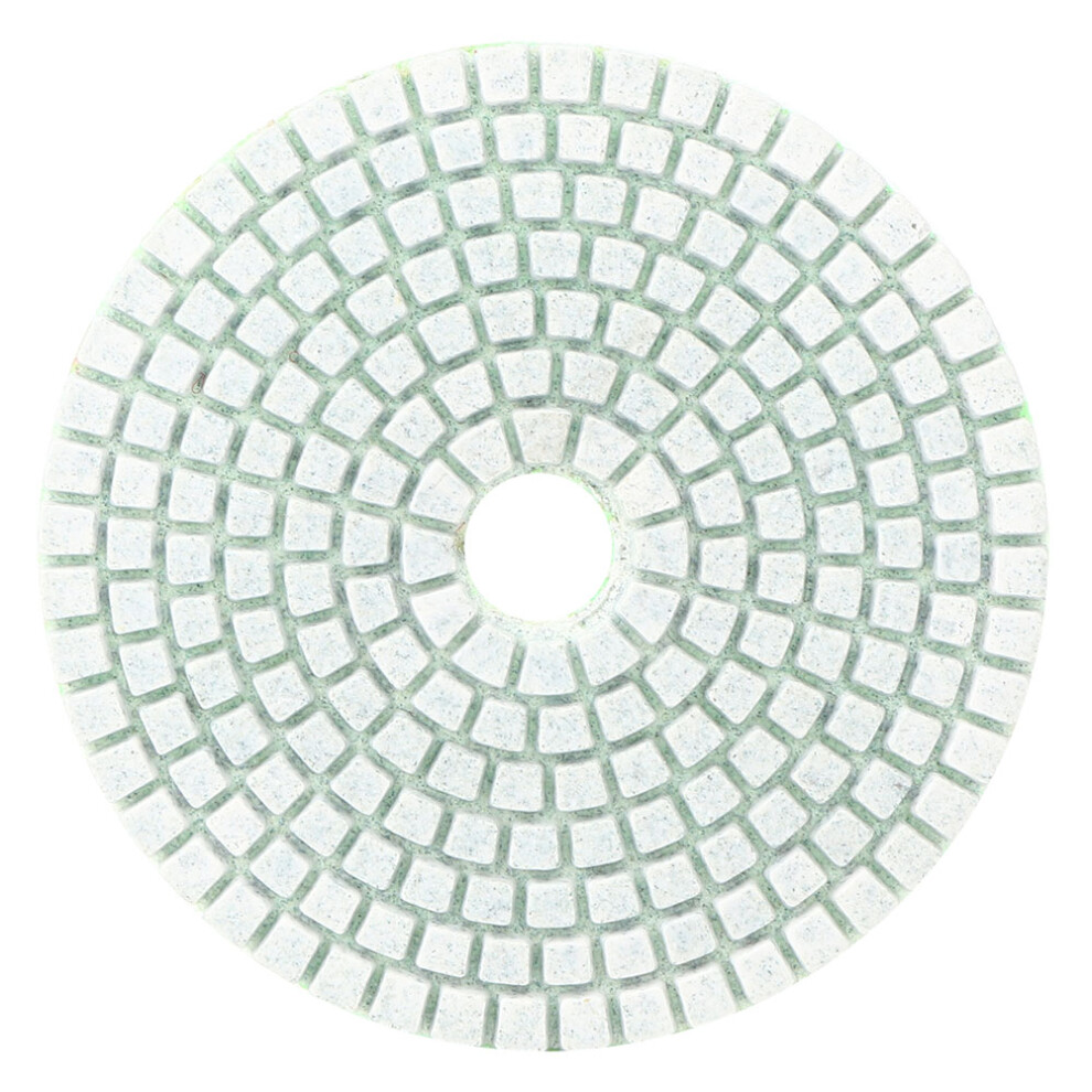 7Pcs Marble Resin Polishing Pads 100Mm Grit 50-3000 For Stone & Glass 4941361943505