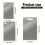 Zaprix Stainless Steel 3pcs Cutting Boards 6