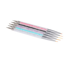 5 Stück Nail Art Liner Pen Set UV-Gel Malpinsel 5/7/9/11/13 mm