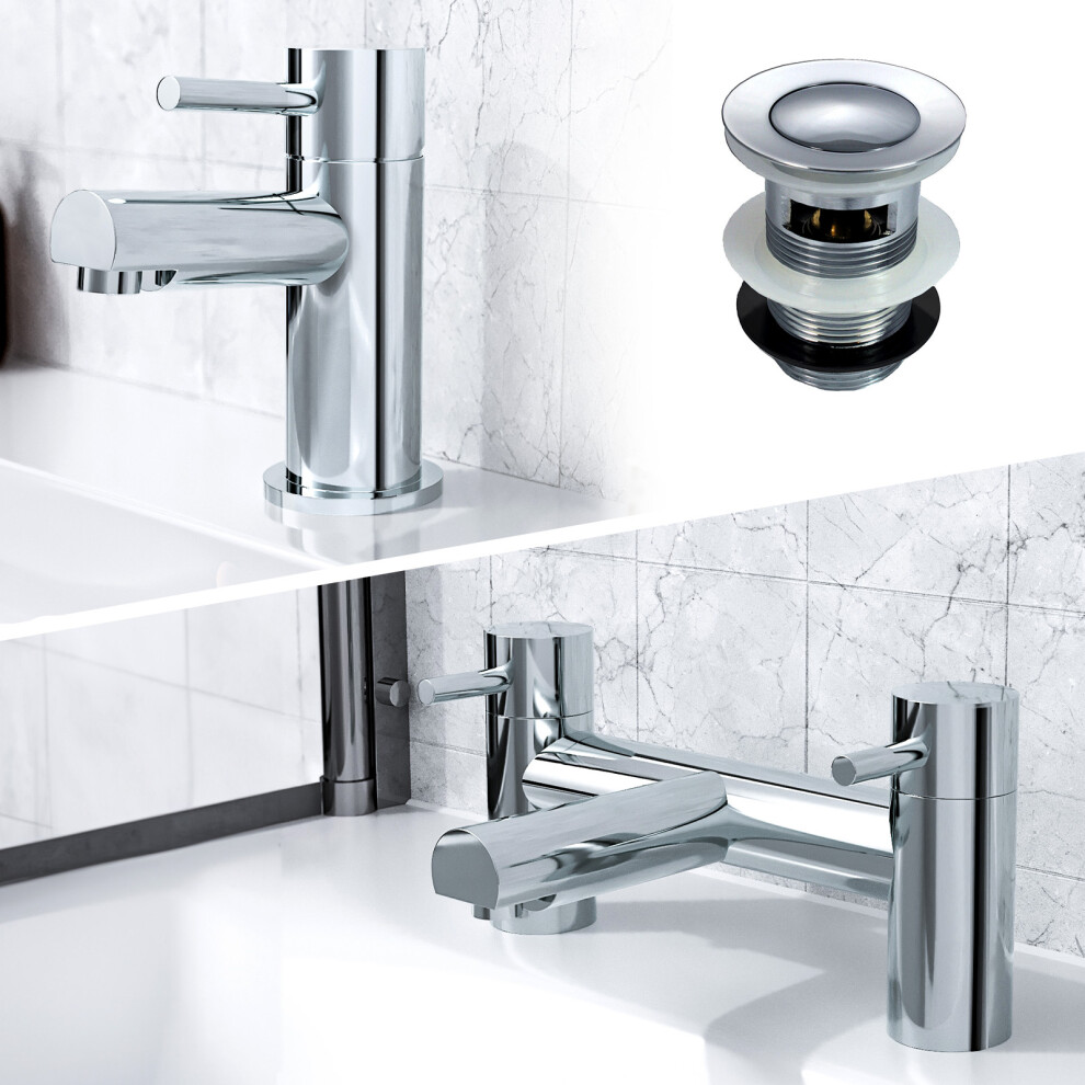 Nes Home Blossom Mono Bath Filler And Basin Tap