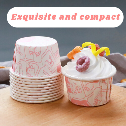 Χαρτόνια ψησίματος για cupcakes και muffins, χάρτινα ποτήρια κατάλληλα για φούρνο, 2
