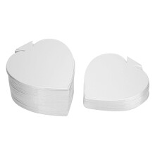 Vochtbestendige kartonnen taartonderzetters, gouden papieren taartonderzetters voor mousse, mini dessertbordjes met handvat, milieuvriendelijke