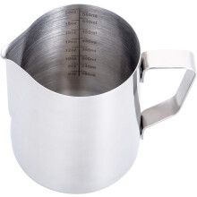 Profesionálny espresso kávovar, peniaci mlieka z nehrdzavejúcej ocele s objemom 600 ml, kanvica na latte Art s antikoróznym dizajnom, výlevka