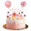 Διακοσμητικά για cupcakes Gold Star για τούρτες γενεθλίων, ευέλικτες εφαρμογές για γάμο, 4