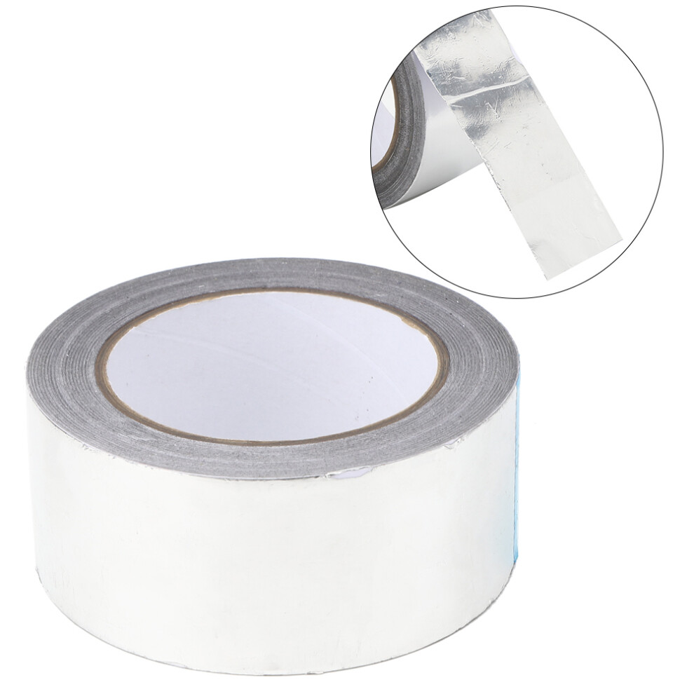 Flame Retardant 50Mm X 30M Silver Tape For Pipeline Refrigeration 7901361946989