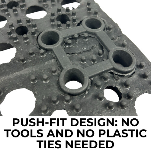 16mm Rubber Grass Mat Connectors 2