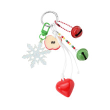 Braided Rope Bag Charm Keychain Fashion Decorative Bag-Love