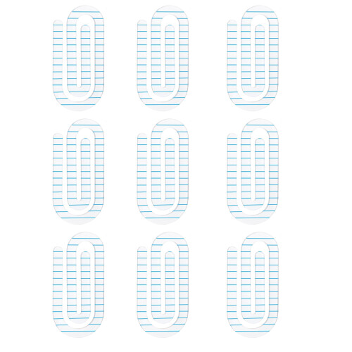 Multipurpose Paperclip Bookmarks Crafted From Clear-notebook