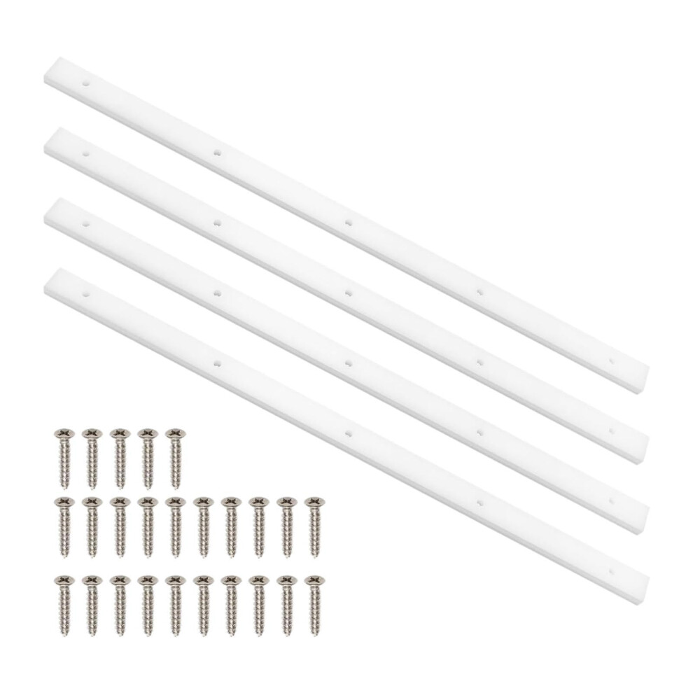 4 Pieces Crosscut Sled For Table Saw, Plastic Miter Bar Runner For Metalworking Bandsaws Woodworking, 16.93 Inch 9105992108305