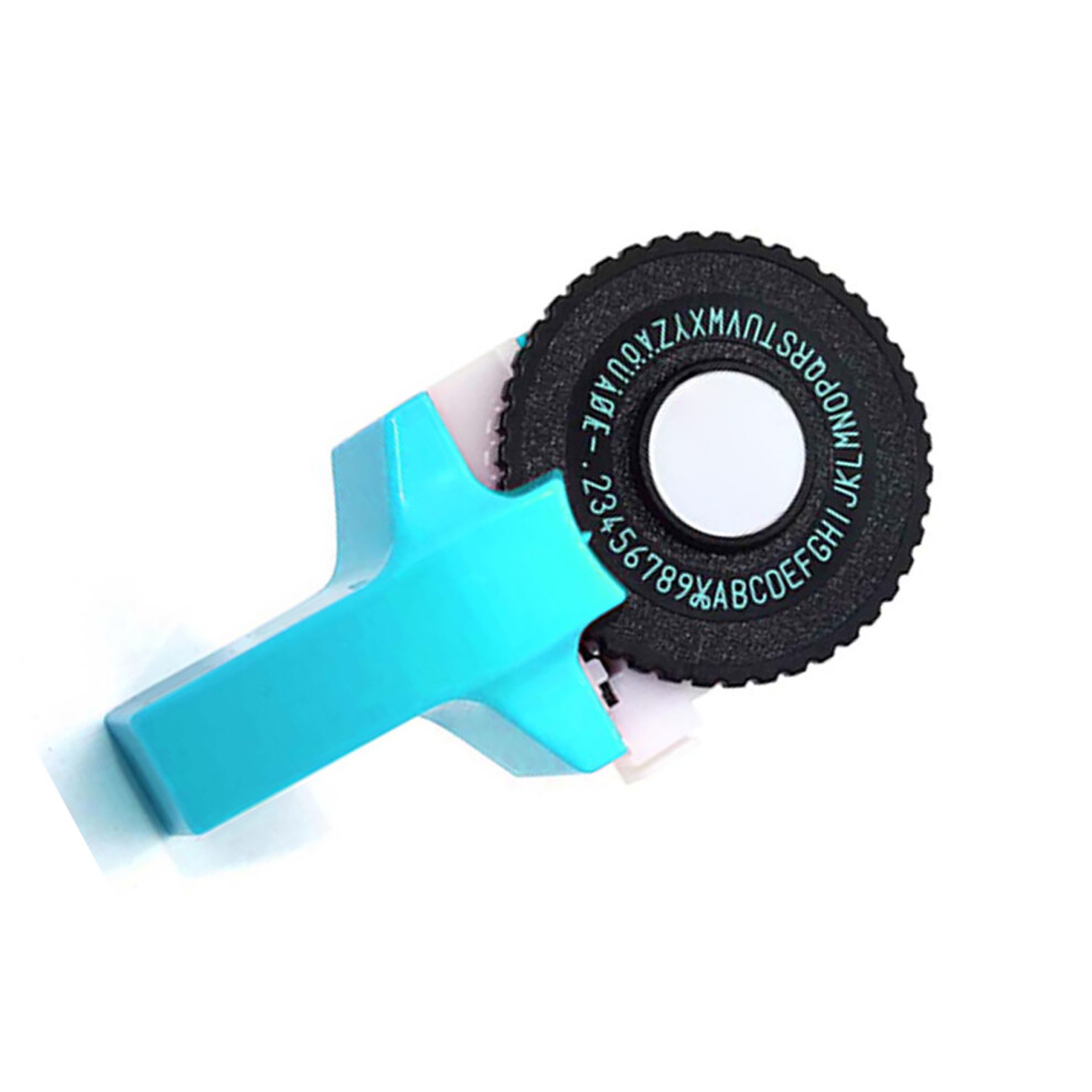 Mini Portable Manual Label Maker Diy 3D Embossing 9Mm Tape With Color Options 4281361952108