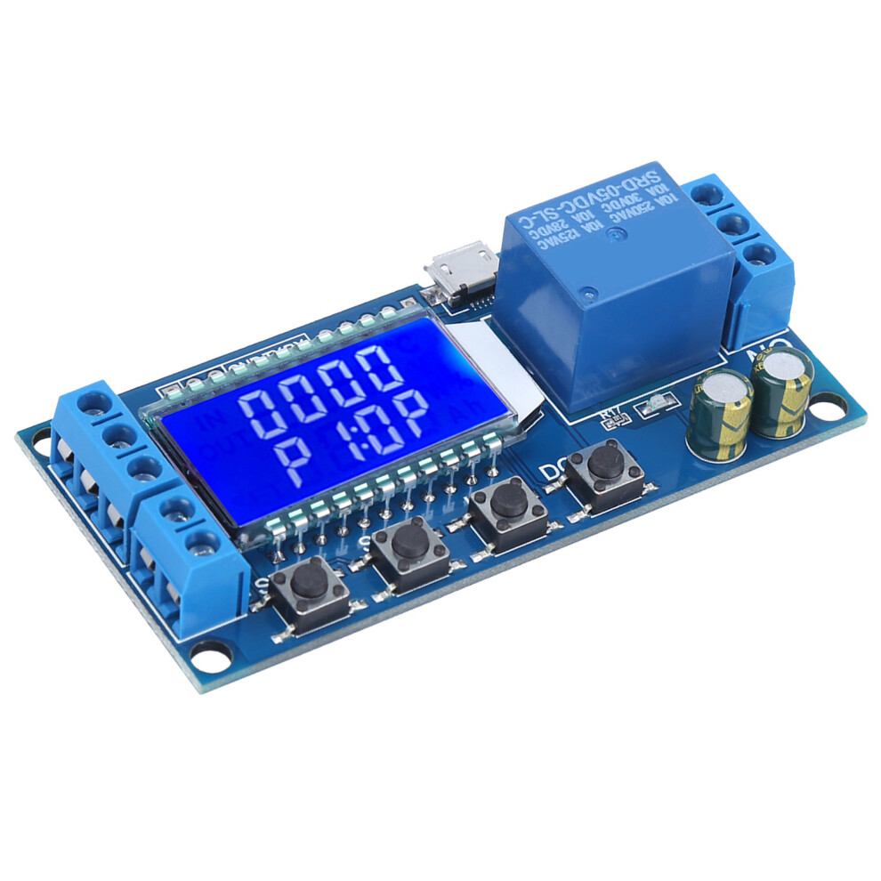 Cycle Trigger Delay Timer With Optocoupler & Lcd 6-30V Xy Lj02 9331361953782