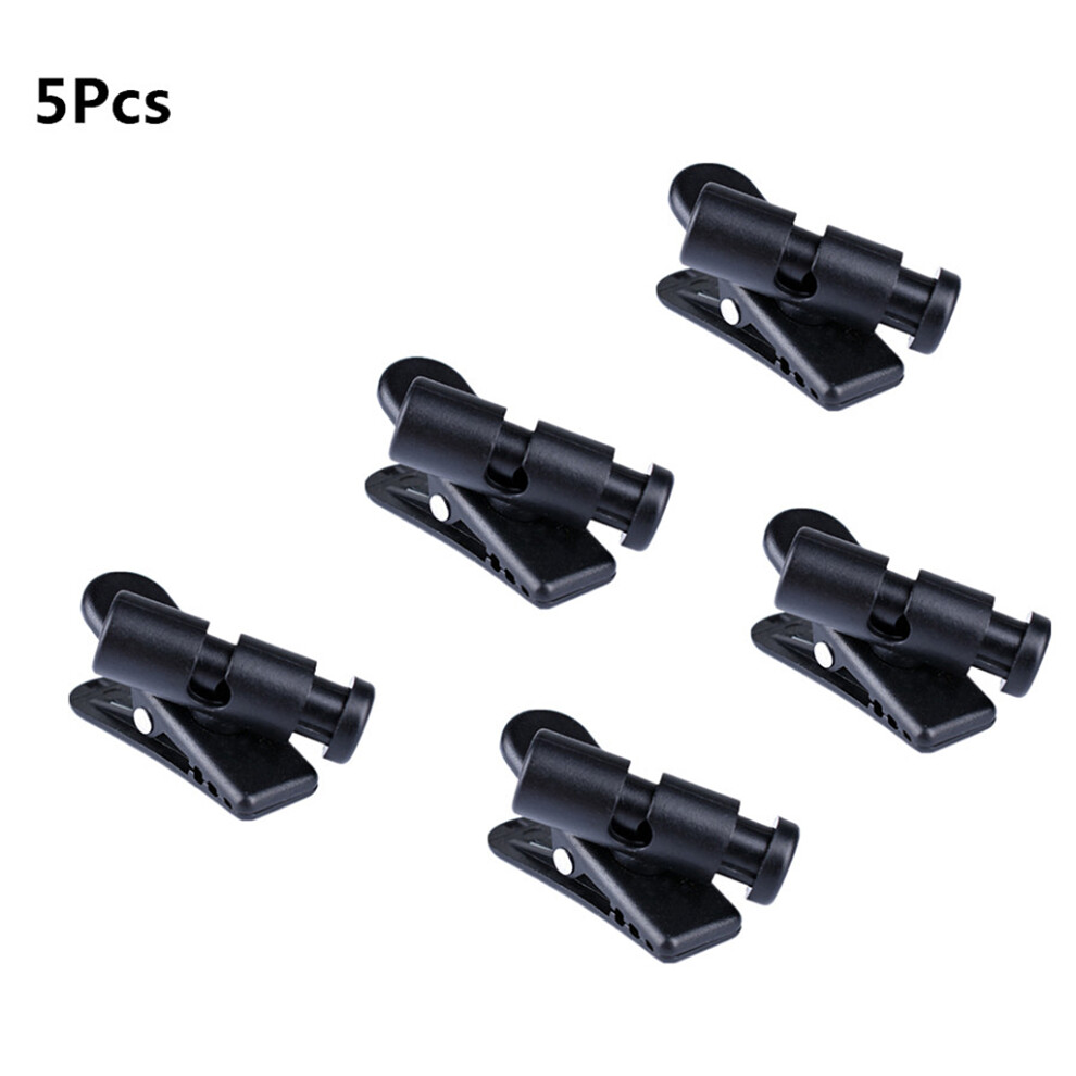 Black Headphone Wire Clips Earphone Cables Clamps Wire Headset 7732000140099