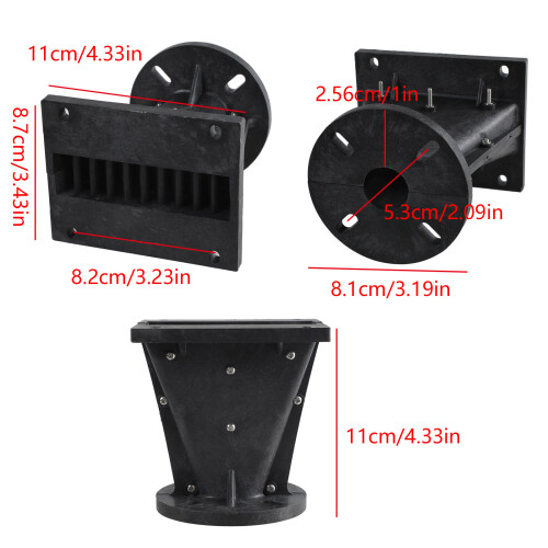 Professional Horn Wave Guide Mixer Audio Devices-Black 2