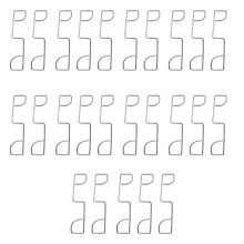 25Pcs Fence Panel Clips and Wedges Stop Rattling Banging
