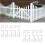 25Pcs Fence Panel Clips and Wedges Stop Rattling Banging 7