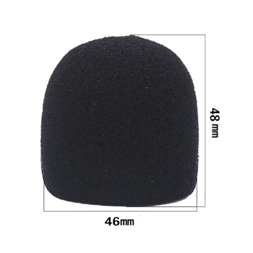 Foams Sponged Microphones Covers Windscreen Cover Protect-Black 2