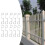 25Pcs Fence Panel Clips and Wedges Stop Rattling Banging 3
