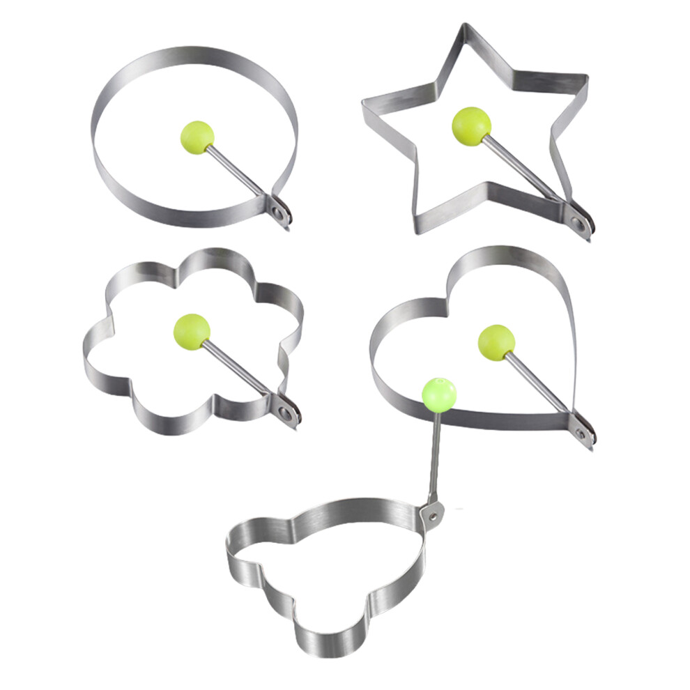 5Pcs Multipurpose Stainless Steel Eggs Molds Rings For Creative 7695000158764