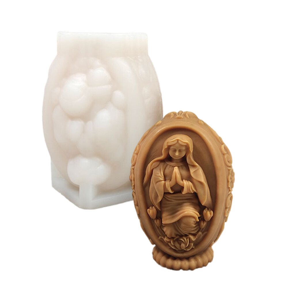 3D Easters Eggs Molds Silicone Mould Ornament Molds Candle Molds